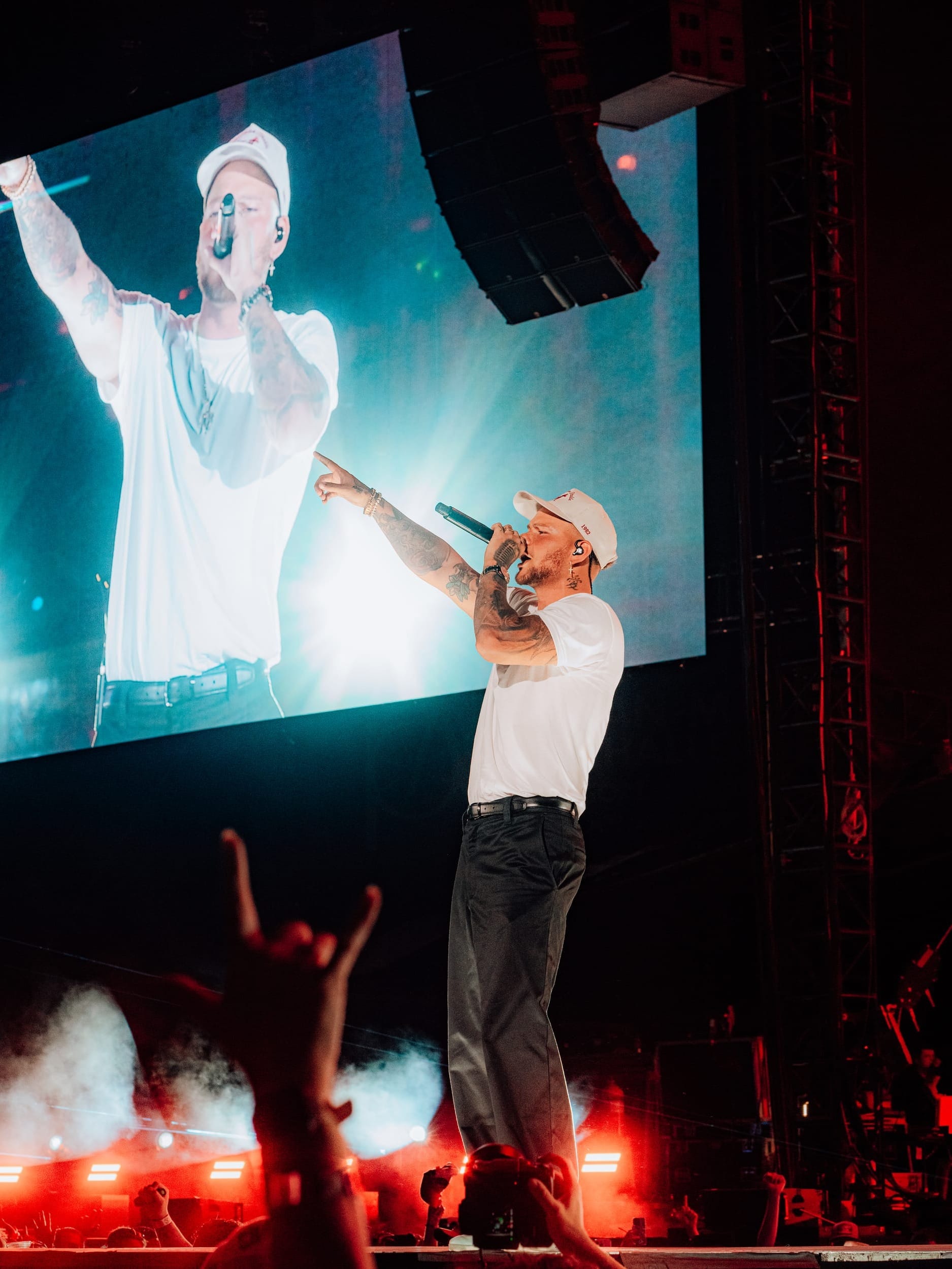 Kane Brown at Fenway Park