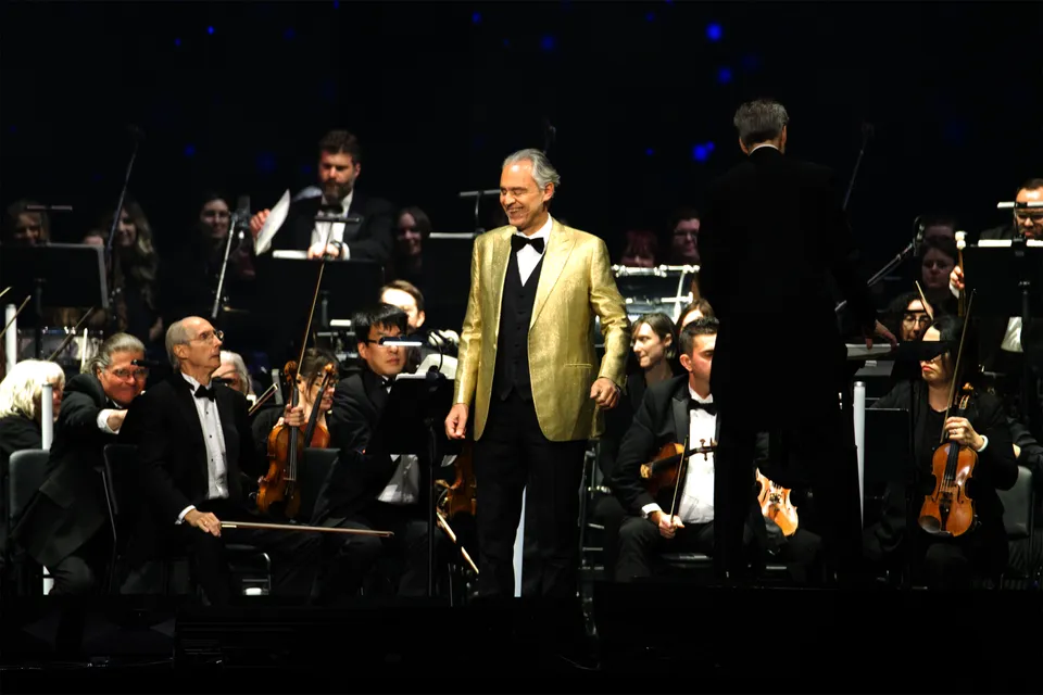 Andrea Bocelli at the TD Garden